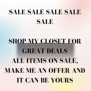 All  Closet Items on Sale